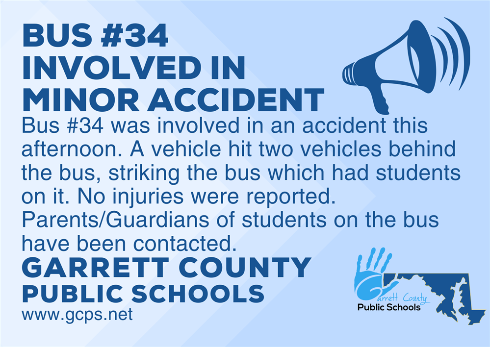  Infographic highlighting a minor bus accident as detailed in the story.